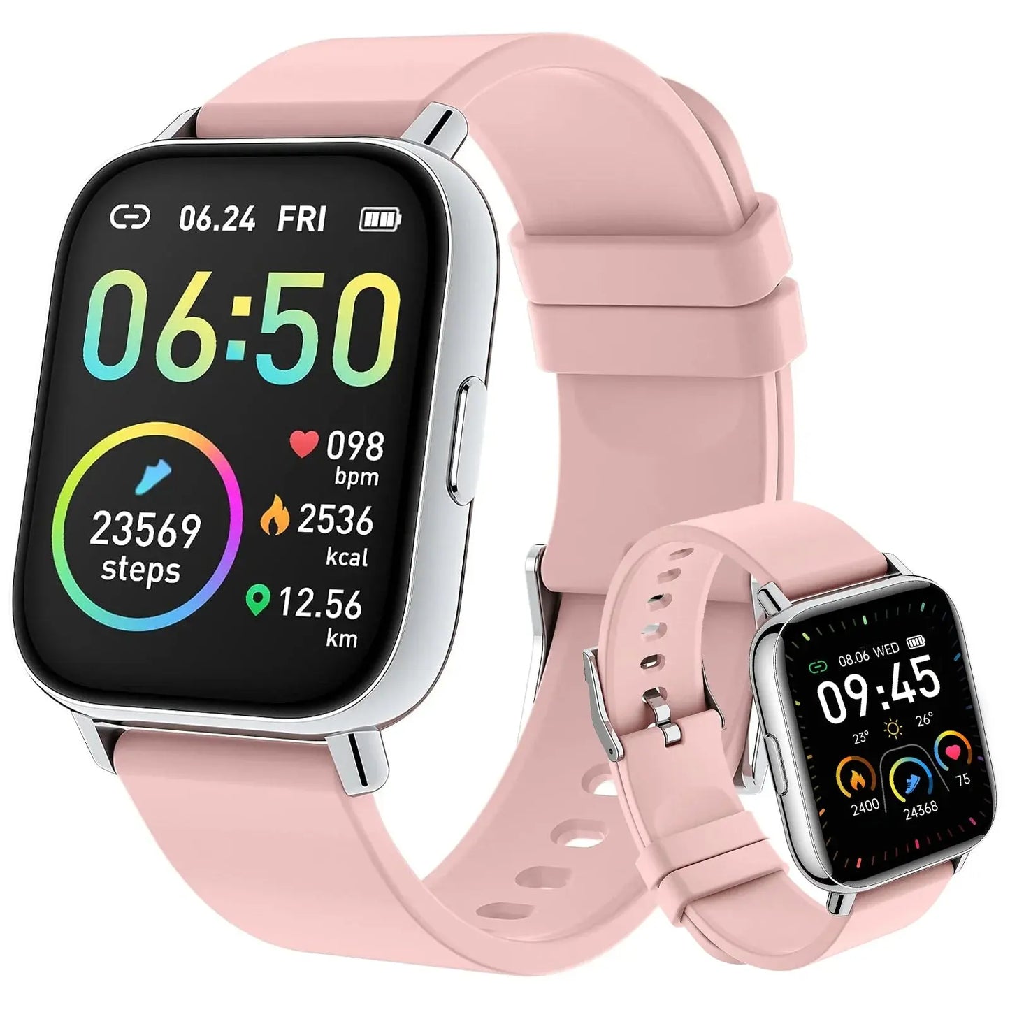 Jxrev 1.69" Slim Fitness Smartwatch