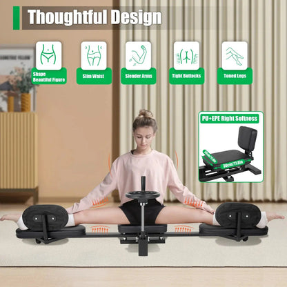 3-Bar Leg Stretching Machine – Heavy-Duty Flexibility Trainer (1.6m)