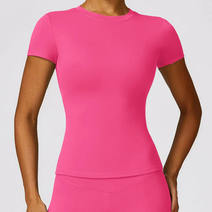 HGC Women’s Sports T-Shirt – Breathable Slim Fit Activewear Top