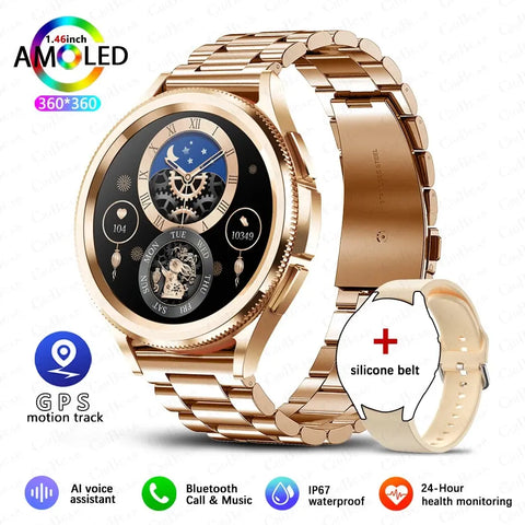 Galaxy Watch6 Classic 2024 GPS Smartwatch with Health & Bluetooth Call