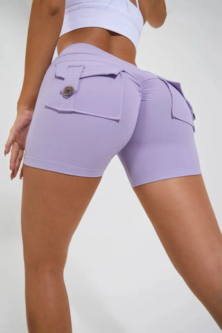 women's yoga shorts– High Waist Pocket Fitness Tights
