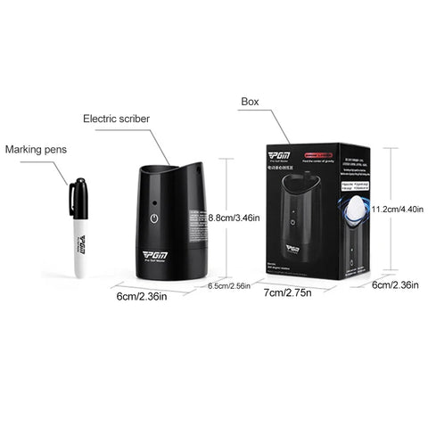 PGM Electric Golf Ball Liner – Alignment Marker & Gravity Center Finder