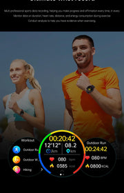 High-End Smart Watch – ECG/PPG, Laser Detection, BT Call, NFC
