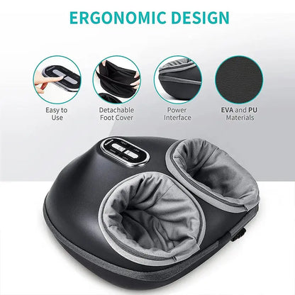 Nekteck Foot Massager – Shiatsu, Heat & Air Compression Therapy PeakPursuitFitness