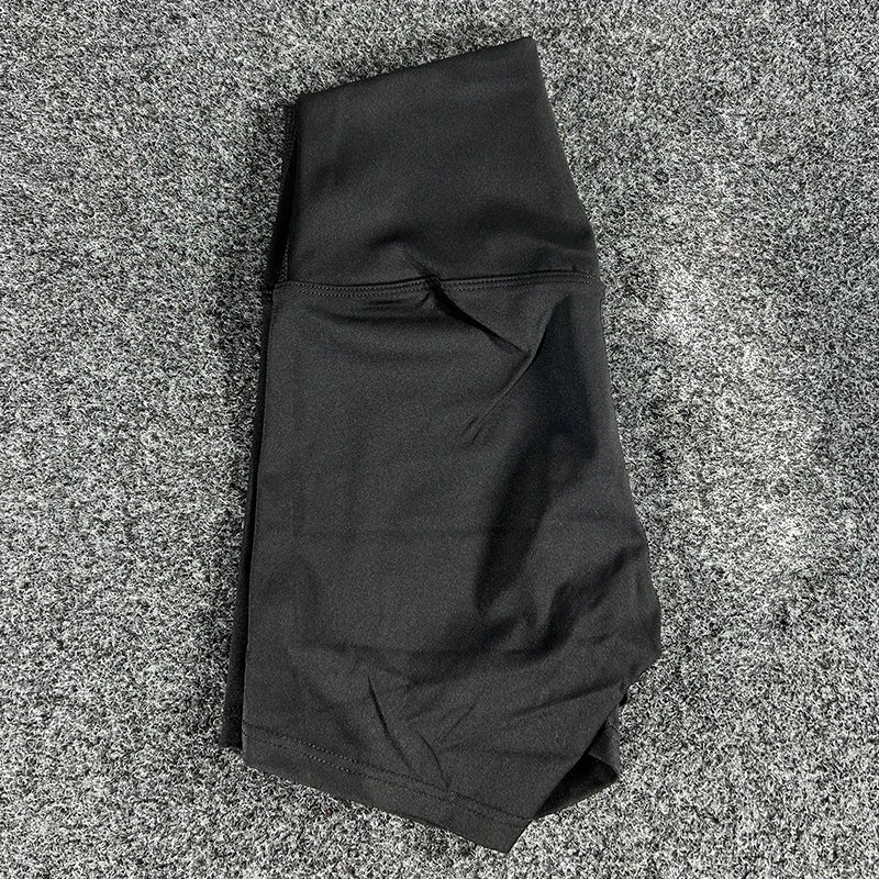 High-Waist Women’s Yoga Shorts – Tummy Control & Hip-Lifting 3-Point Fit