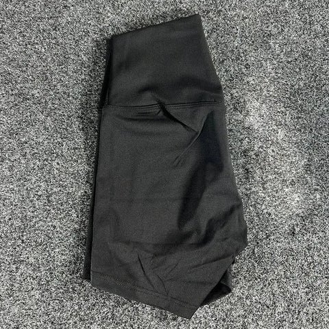High-Waist Women’s Yoga Shorts – Tummy Control & Hip-Lifting 3-Point Fit