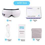 6D Smart Eye Massager – Vibration, Airbag Compress & Bluetooth Music