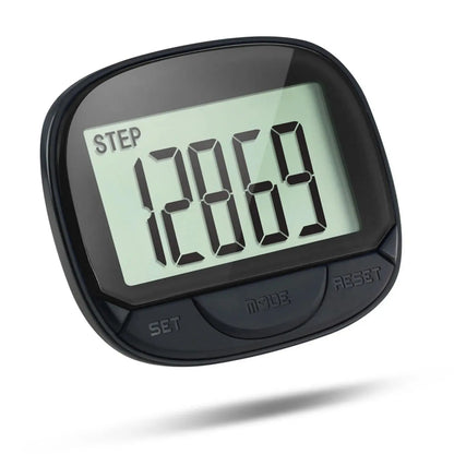 3D Pedometer with Clip – Multi-Function Step Counter & Fitness Tracker