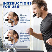 Adjustable Breathing Trainer – Lung Exerciser for Capacity & Strength