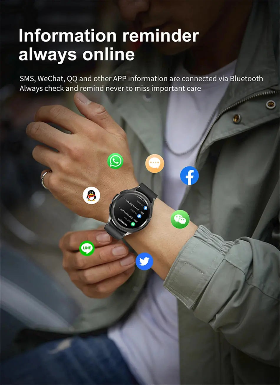 Galaxy Watch6 Classic 2024 GPS Smartwatch with Health & Bluetooth Call