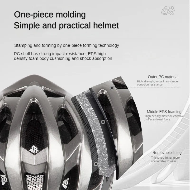 MOON Sports Bicycle Helmet – Lightweight PC+EPS Road Cycling Helmet