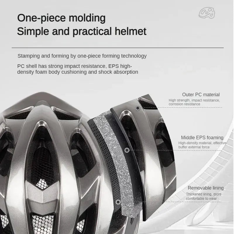 MOON Sports Bicycle Helmet – Lightweight PC+EPS Road Cycling Helmet PeakPursuitFitness