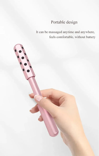 24-Germanium Face Roller – Acupoint Massage & Gua Sha Beauty Tool
