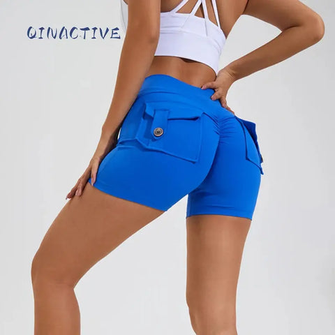 women's yoga shorts– High Waist Pocket Fitness Tights