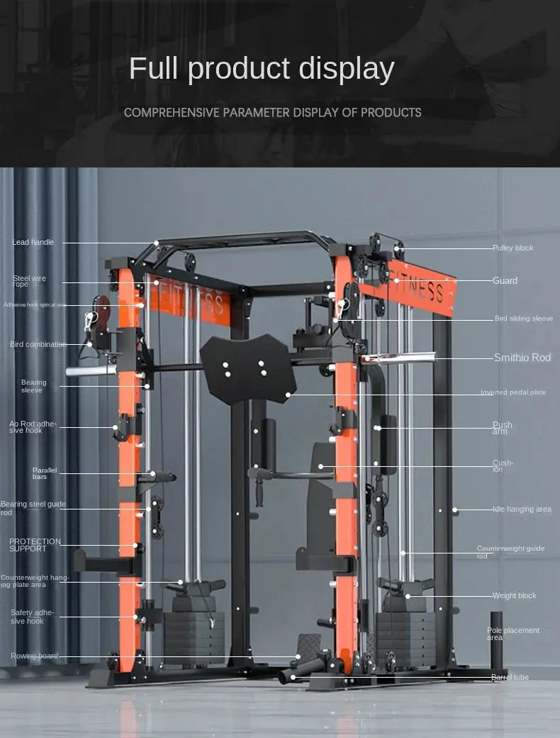 MIYAUP Smith Machine – Commercial Multifunctional Squat & Frame Trainer