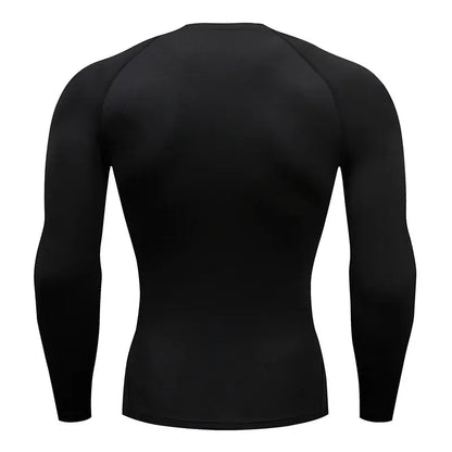 Men's Compression Shirt – Athletic Gym & Running Top