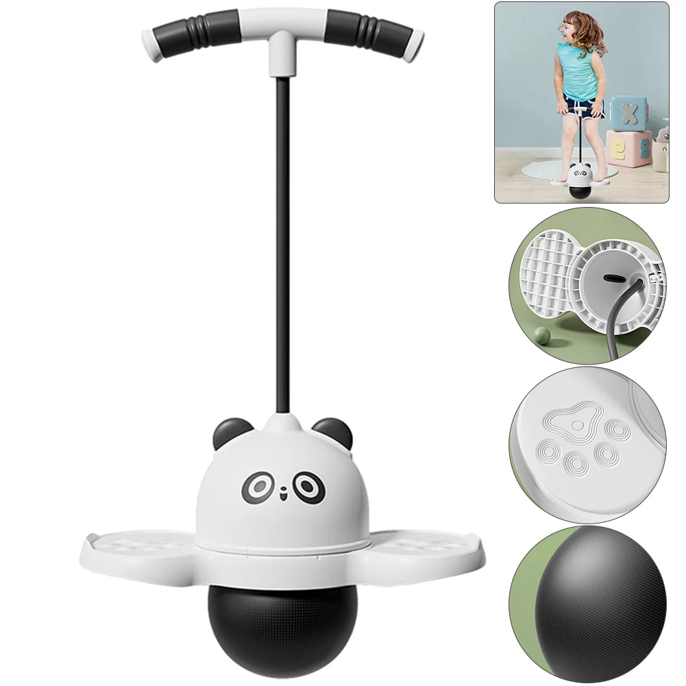 Panda Jumping Ball – Kids' Fitness Bouncer with Handle