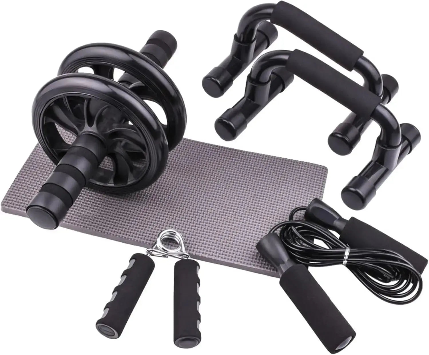 Ab Roller Wheel – Silent Core Trainer for Ab & Full-Body Workouts.
