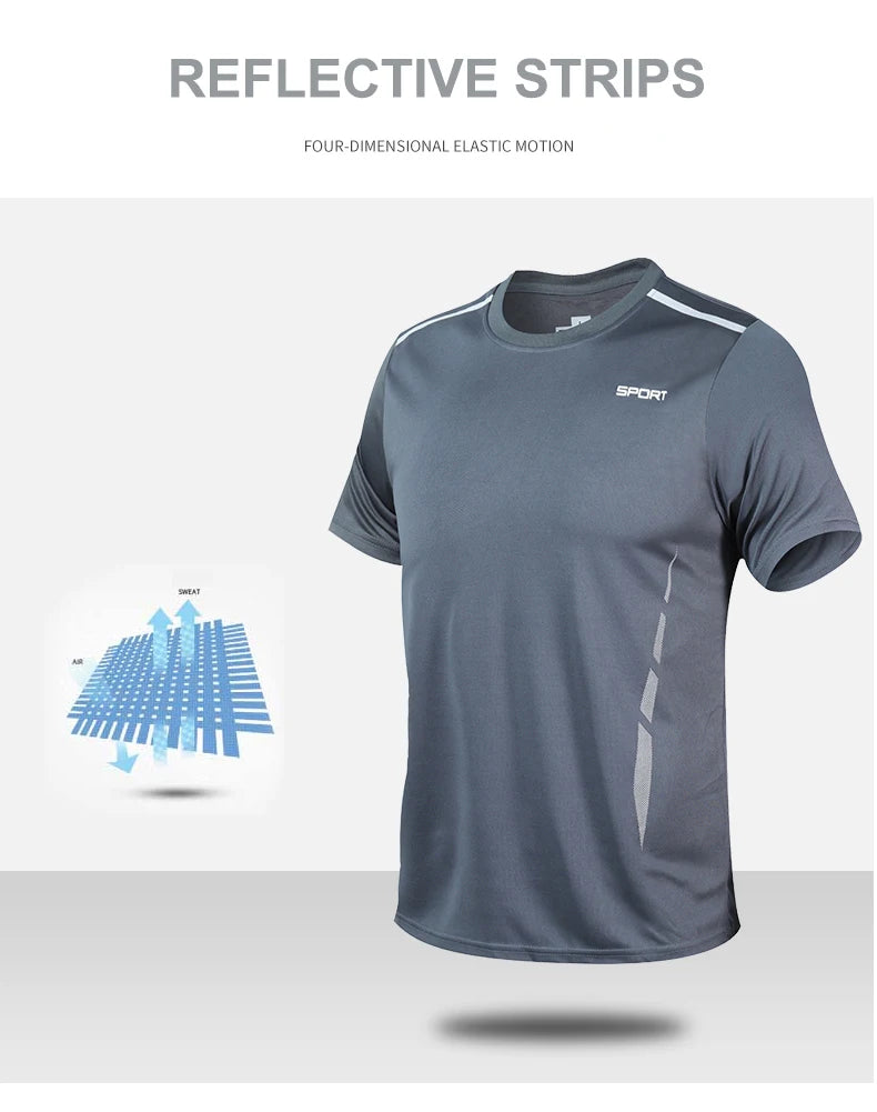 CHRLCK Men’s Quick-Dry Sports Set – Breathable Outdoor Fitness Outfit