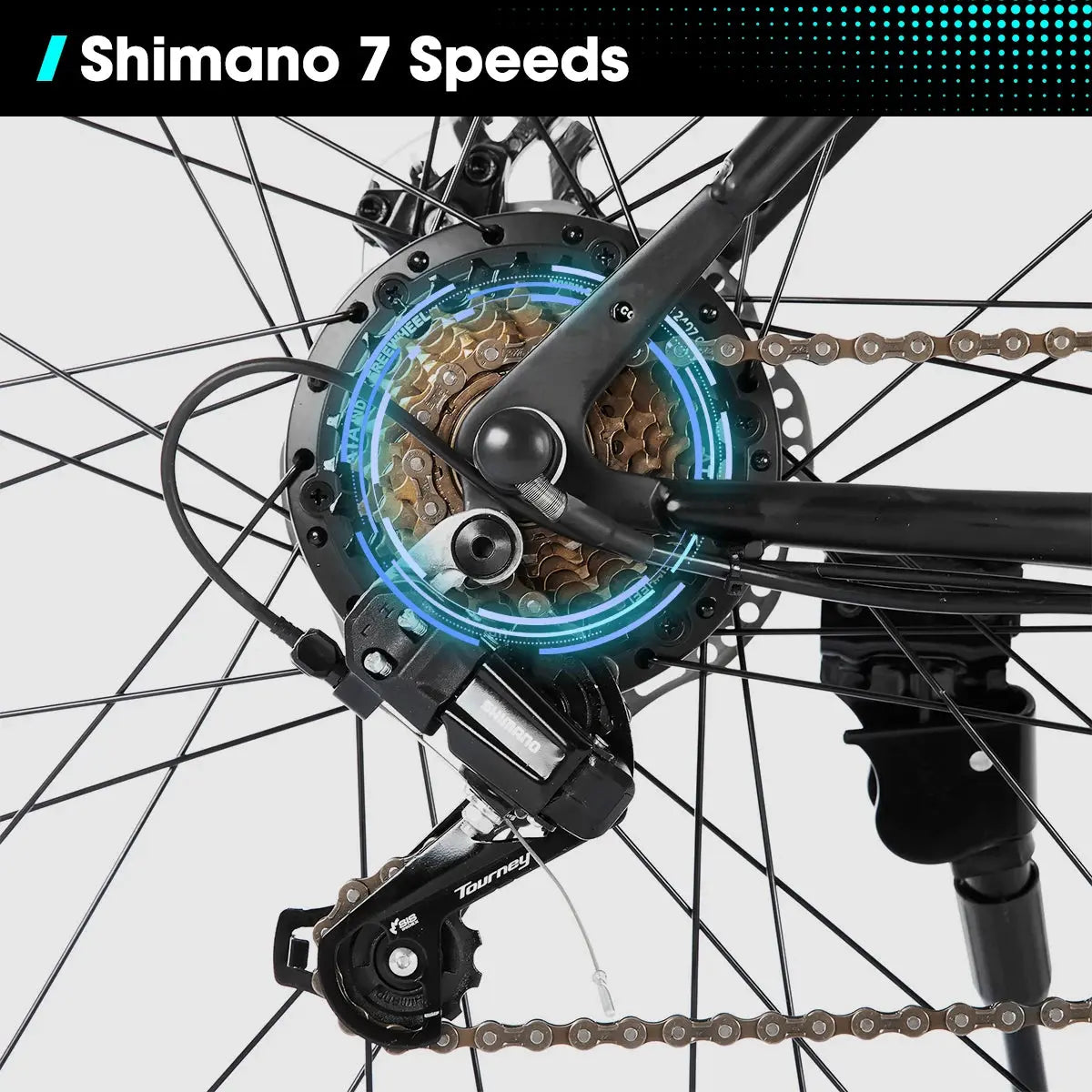 HILAND 26" Electric Mountain Bike – 500W Motor, 20MPH, Removable Battery PeakPursuitFitness