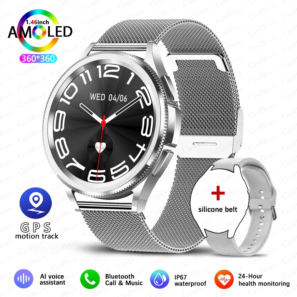Galaxy Watch6 Classic – 2024 GPS Smartwatch with Health & Bluetooth Call