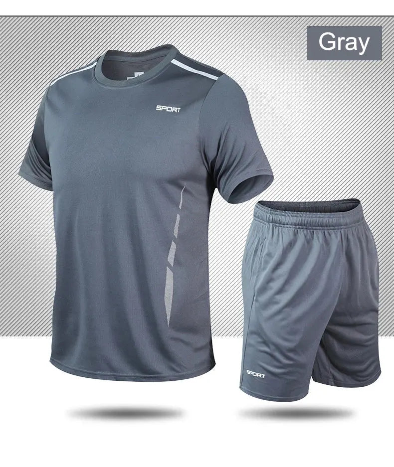 CHRLCK Men’s sports set – Breathable Outdoor Fitness Outfit
