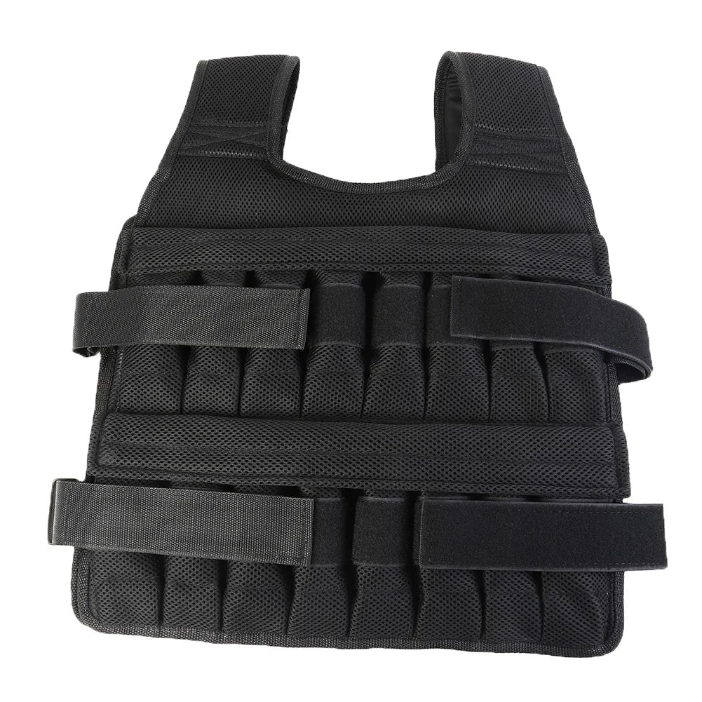Adjustable Weighted Vest – 3/15/35kg Training Jacket for Running & Workouts