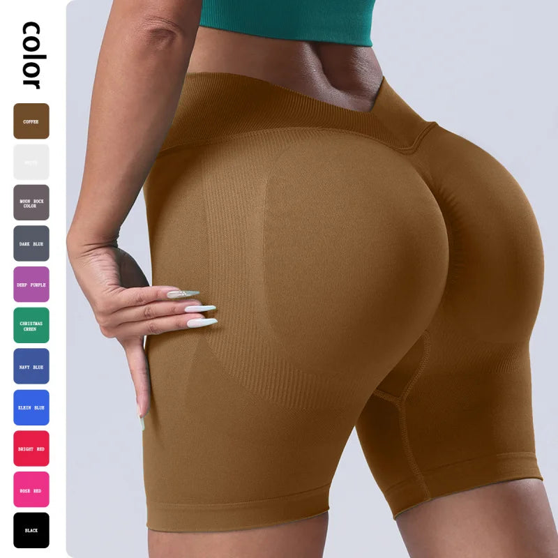 Women's Scrunch Butt Yoga Shorts – High-Waist Gym & Workout Wear