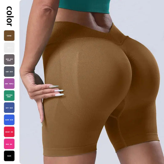 Women's Scrunch Butt Yoga Shorts – High-Waist Gym & Workout Wear