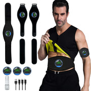 Smart EMS Fitness Belt – Rechargeable Abs Trainer with LED Display
