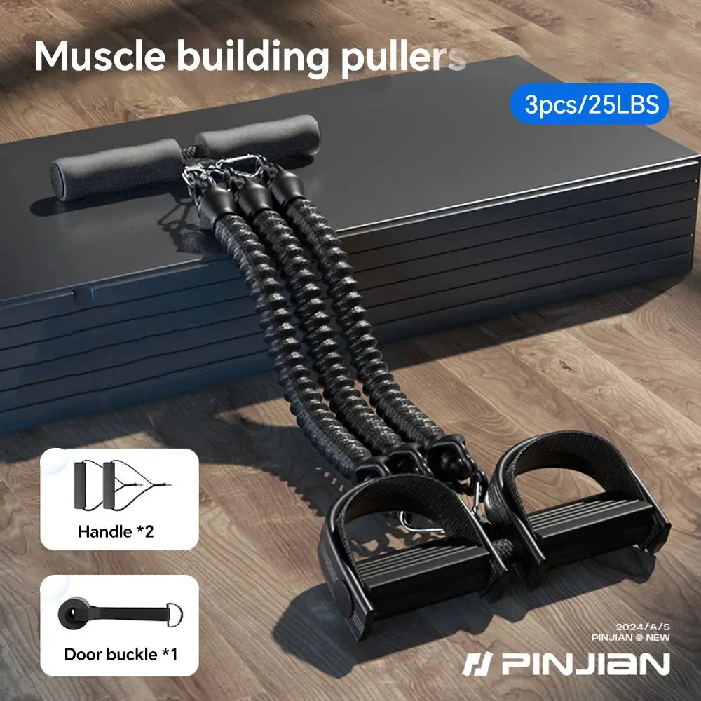 Pedal Resistance Band Puller – Home Fitness Tension Rope Trainer