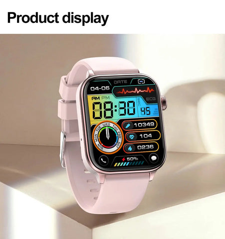 LIGE Smart Watch – ECG+PPG, Blood Lipid & Uric Acid Monitor, BT Call