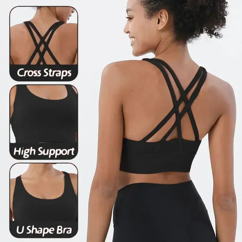 Women’s Yoga Sportswear Set – Fitness Leggings & Bra Top Outfit
