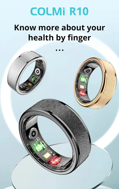 COLMI R10 Smart Ring – Health & Sleep Tracker with Charging Case