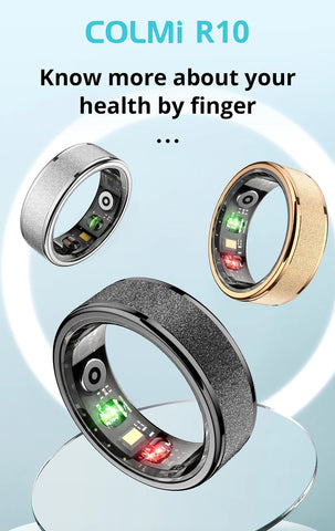 COLMI R10 Smart Ring – Health & Sleep Monitor with Charging Case