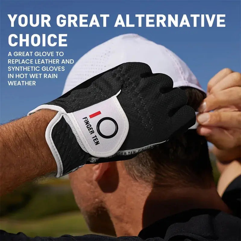 Left Hand Golf Gloves – Left Hand, 3-Pack for Wet Weather PeakPursuitFitness