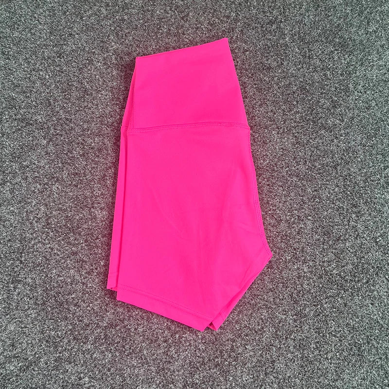 High-Waist Women’s Yoga Shorts – Tummy Control & Hip-Lifting 3-Point Fit