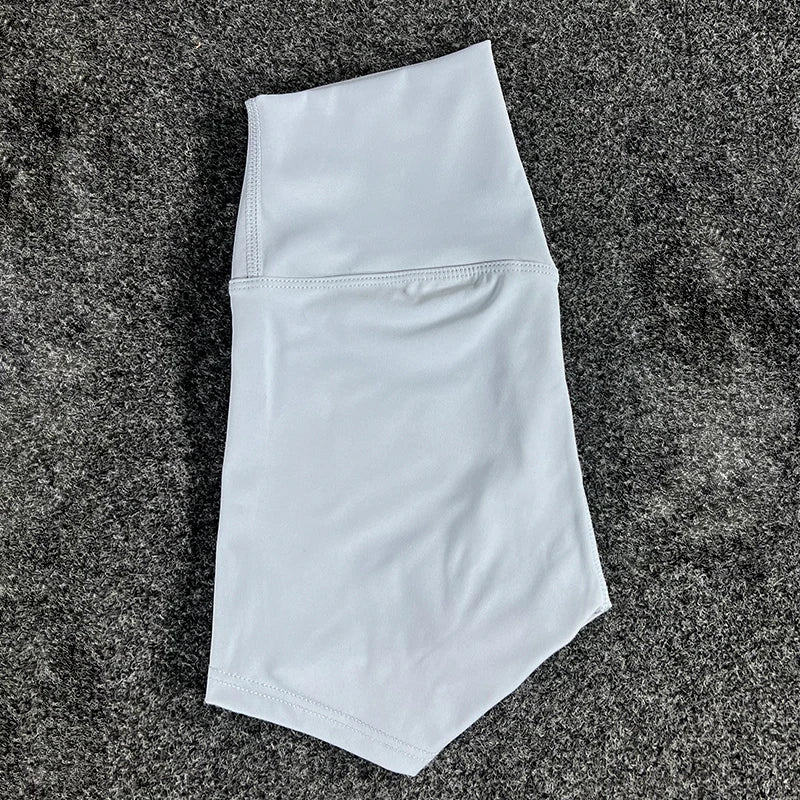 High-Waist Women’s Yoga Shorts – Tummy Control & Hip-Lifting 3-Point Fit