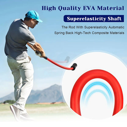 Golf Swing Trainer Aid – Flexibility, Tempo & Strength Warm-Up Stick PeakPursuitFitness