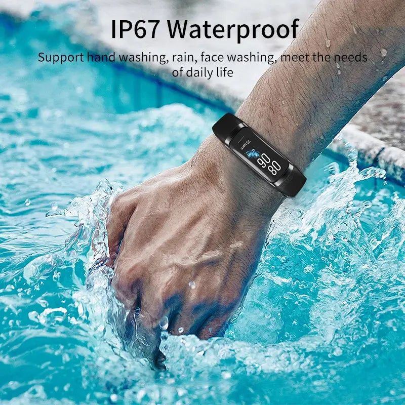 LIGE 1.1" AMOLED Smartwatch – Fitness Tracker for Men & Women