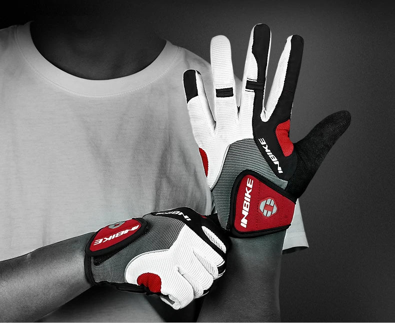 INBIKE Full Finger Cycling Gloves – MTB Touchscreen Bike & Sports Gloves