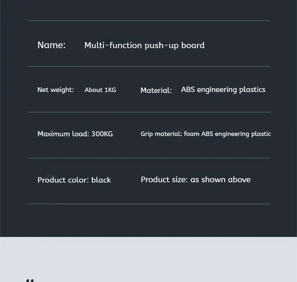 Foldable Push-Up Board – Portable Home Gym Chest & Core Trainer