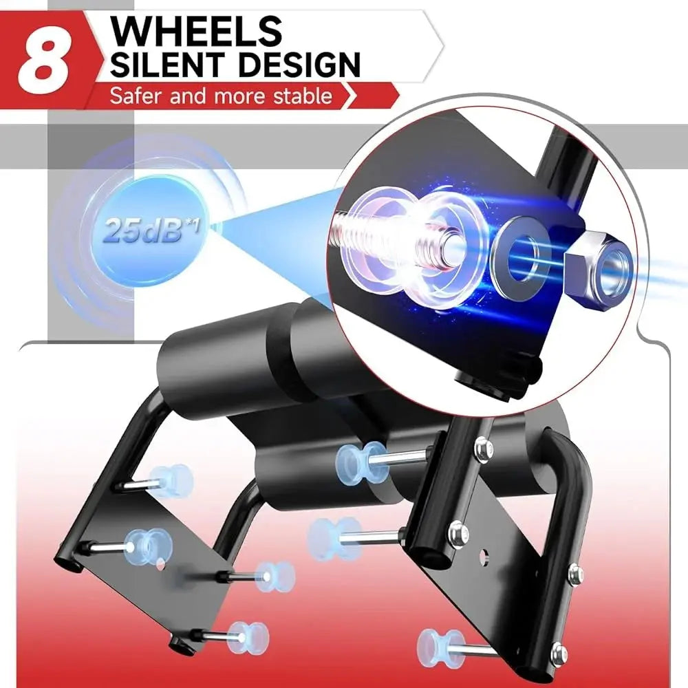 Adjustable Ab Machine – Foldable Stomach Trainer for Home Workouts