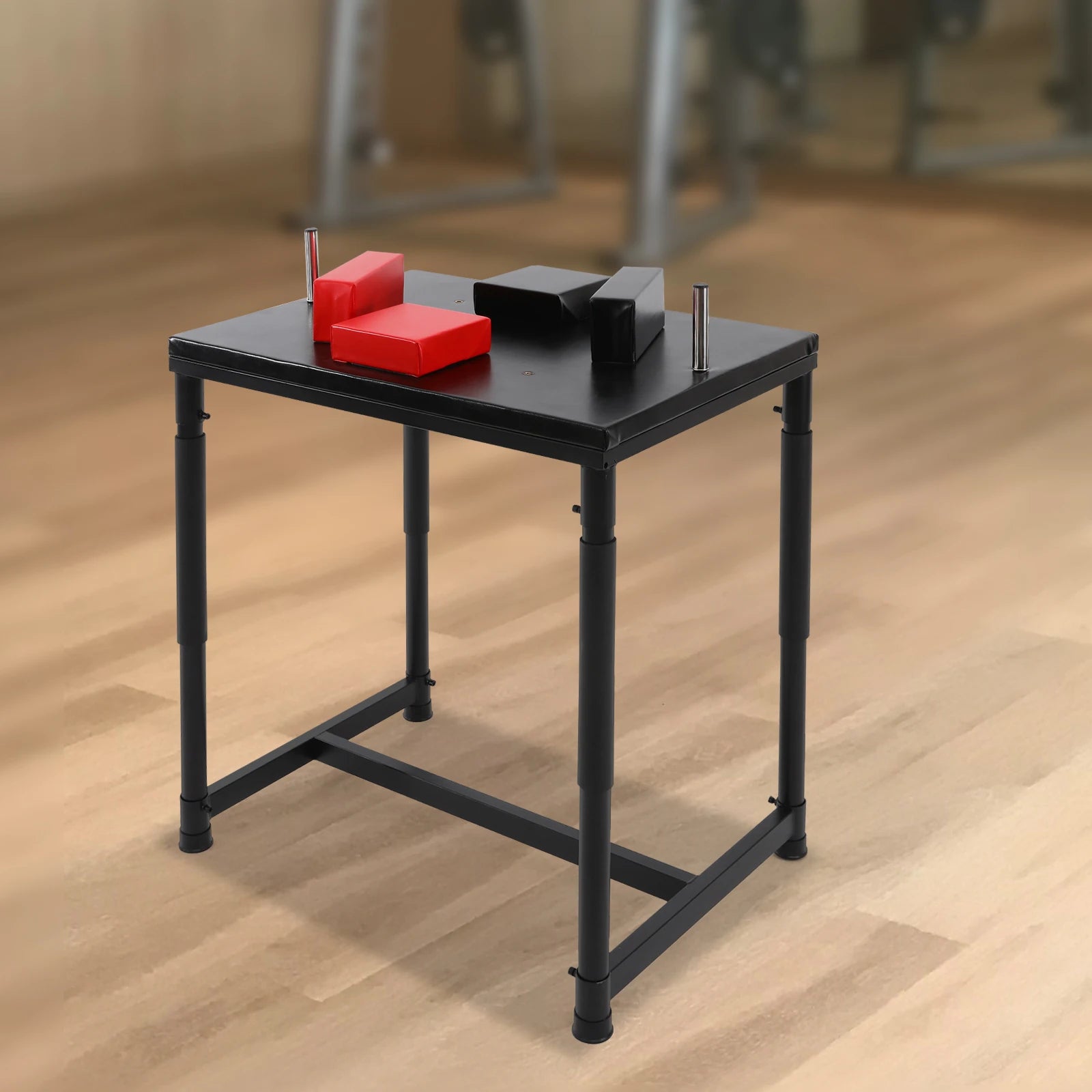 Professional Arm Wrestling Table – Standard Battle Equipment (Black & Red)