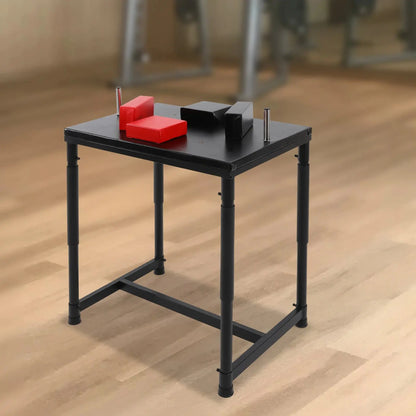 Professional Arm Wrestling Table – Standard Battle Equipment (Black & Red)