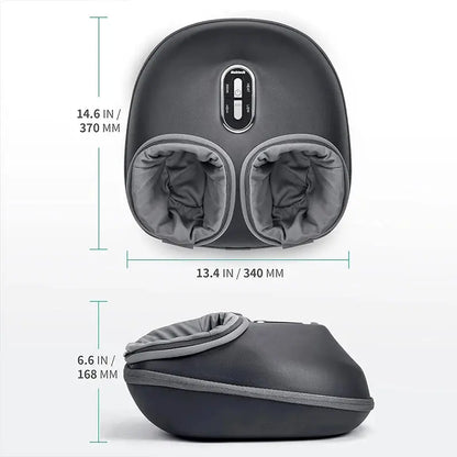 Nekteck Foot Massager – Shiatsu, Heat & Air Compression Therapy PeakPursuitFitness