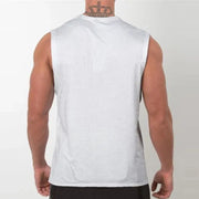 Men’s Sleeveless Gym Tank Top – Quick-Dry Mesh Muscle Workout Shirt