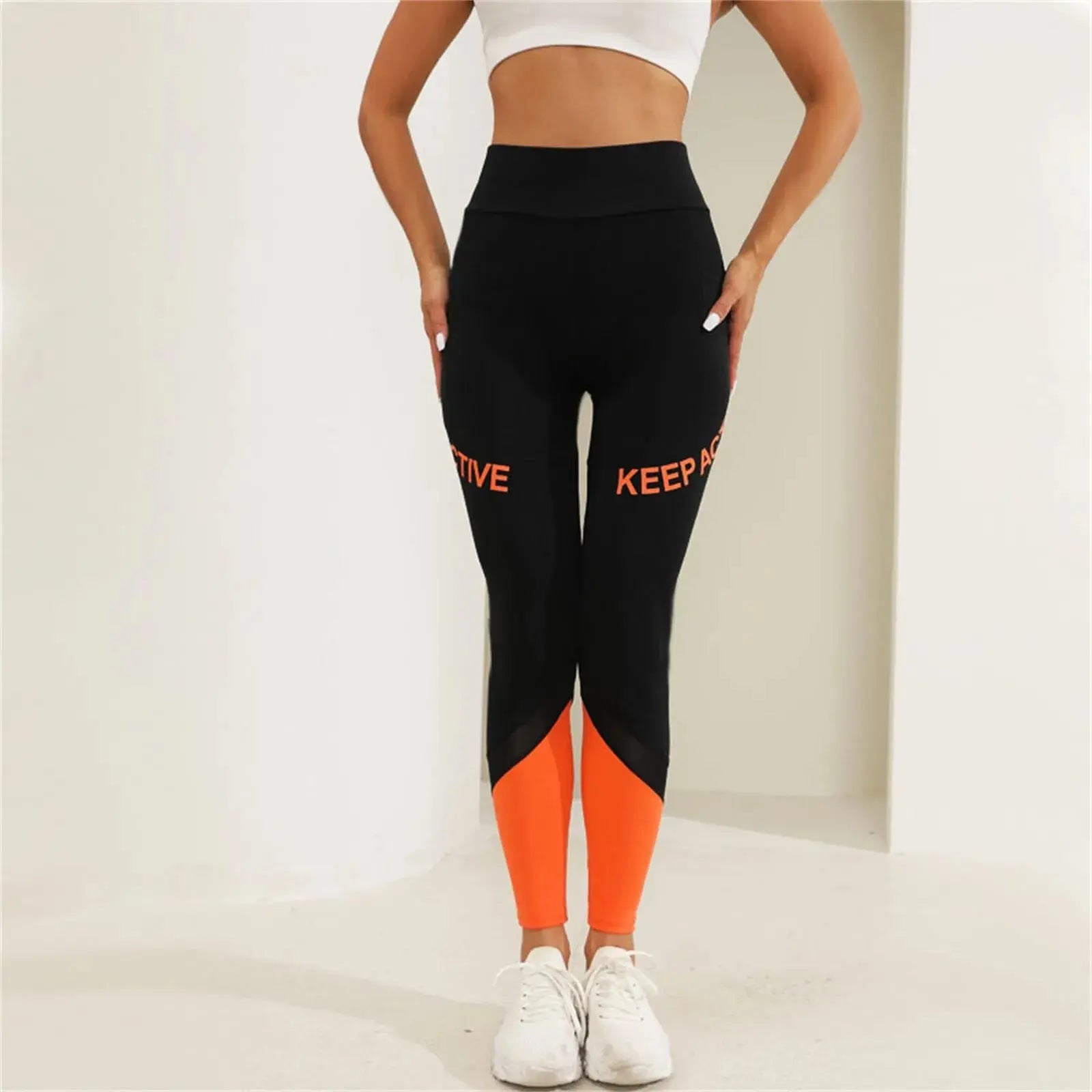 Women’s High Waist Patchwork Yoga Leggings