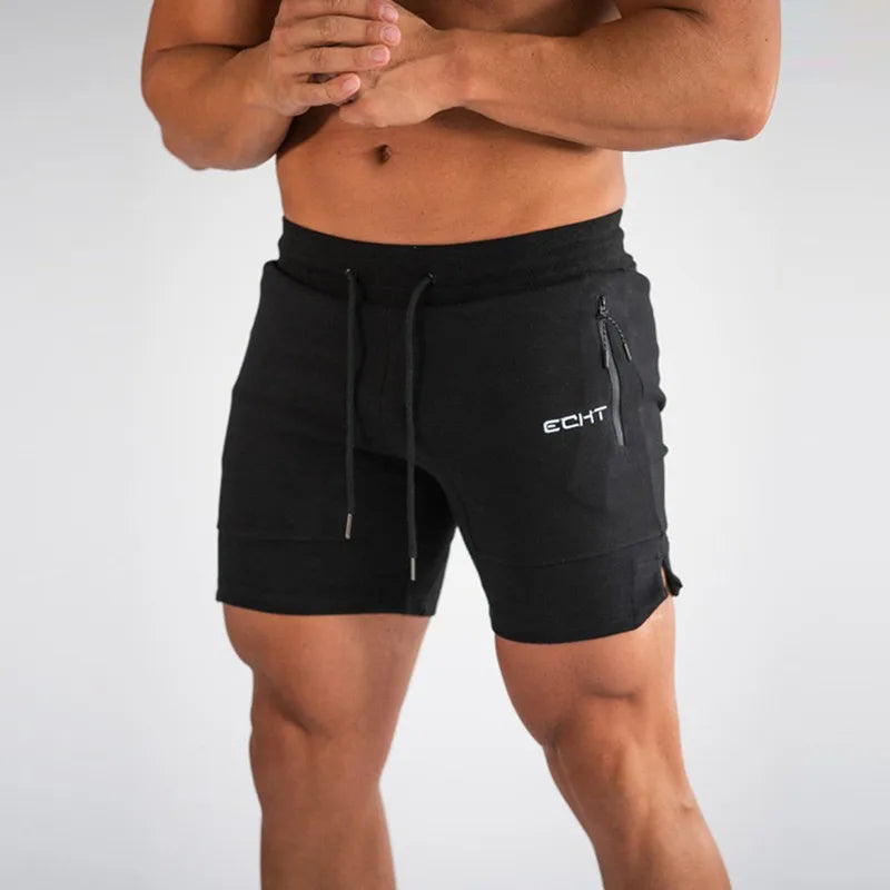 2024 Men’s Sports Shorts – Zip Pocket Fitness & Running Joggers