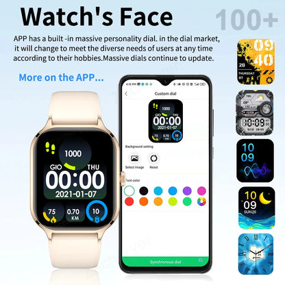 2025 Smart Watch with Call & Fitness Features